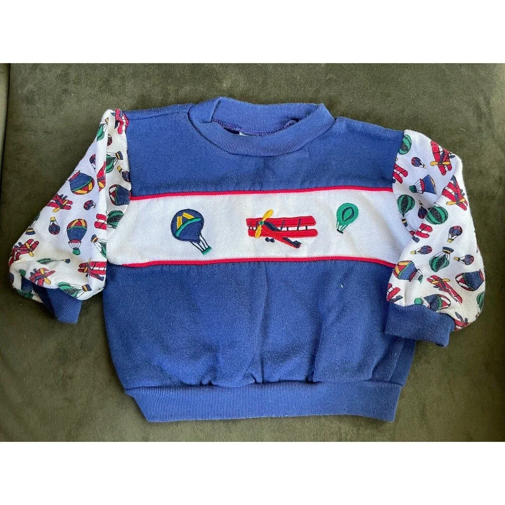 Vintage West Coast Baby Airplane Crewneck